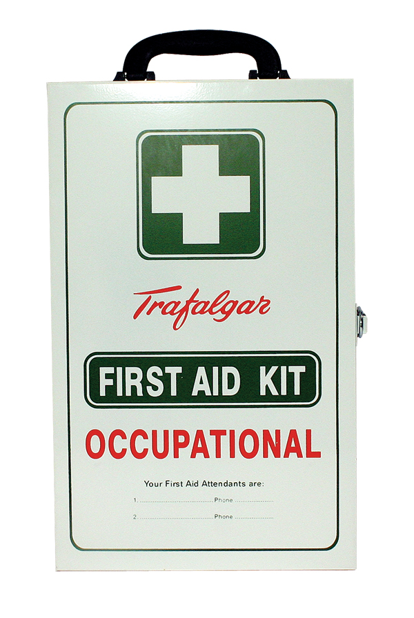 Workplace first aid kit closed